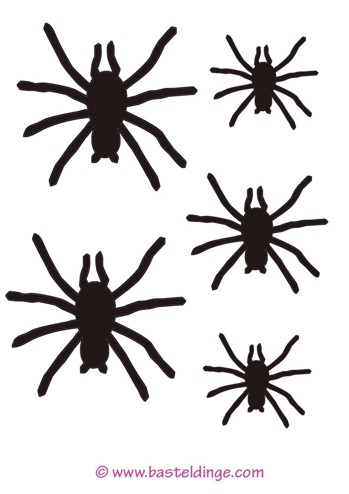 spinnen vorlagen  basteldinge