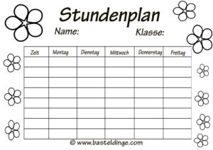 stundenplan-blumen-ausmalen