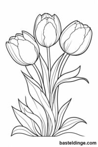 Tulpen Ausmalbilder
