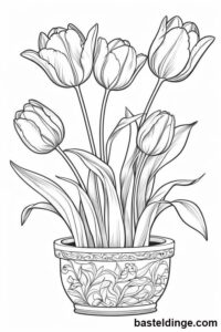 Tulpen Ausmalbilder