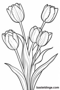 Tulpen Ausmalbilder