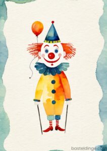 Frecher kleiner Clown