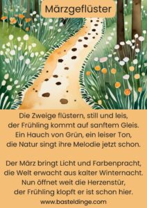 März Gedicht Vorlage