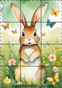 Osterhase auf der Wiese