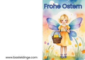 Kleine Fee Osterkarten